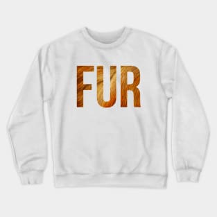 Fur Crewneck Sweatshirt